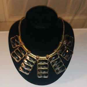 Black and gold necklace
